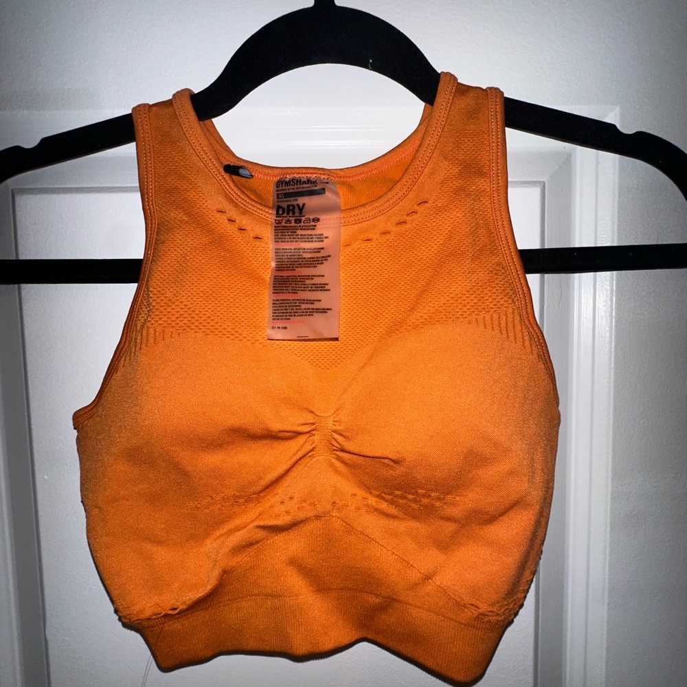 Gymshark Orange Tank Top